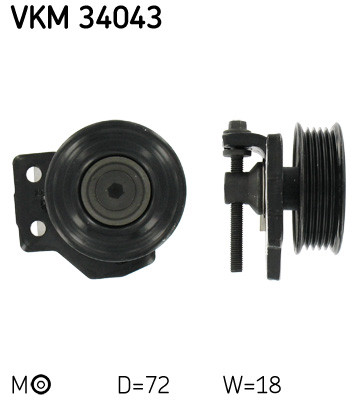 SKF Spannrolle, Keilrippenriemen